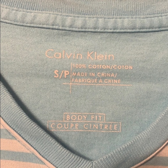 Baby Blue Calvin Klein T-Shirt - Picture 3 of 3